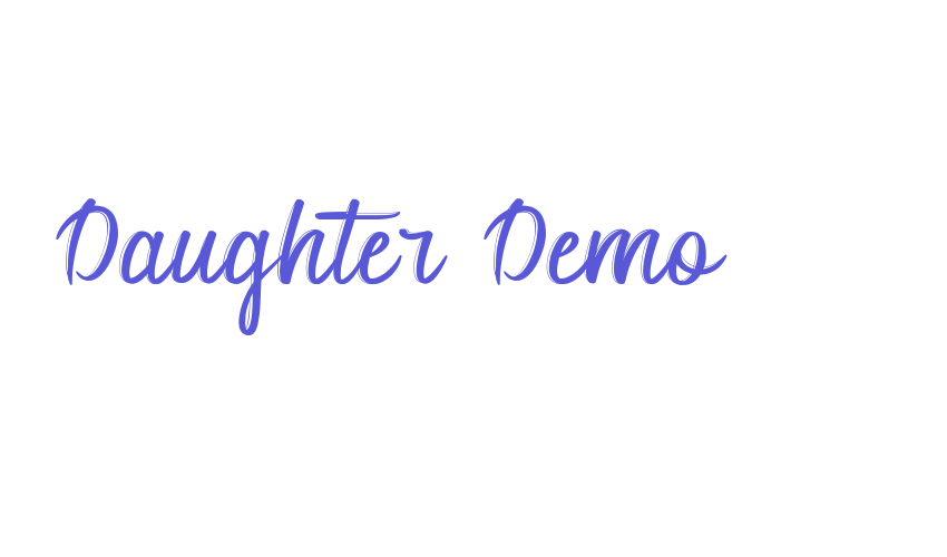 Daughter Demo Font Download