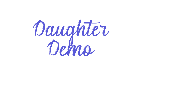 Daughter Demo Font Download