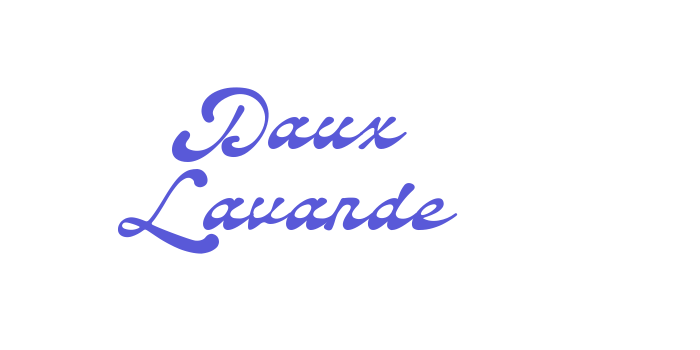 Daux Lavande Font Download