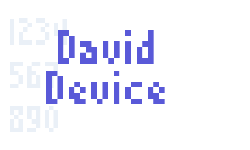 David Device Font Download