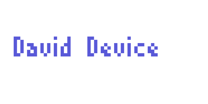 David Device Font Download