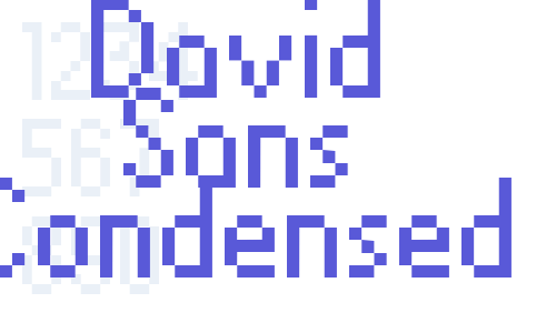 David Sans Condensed Font Download