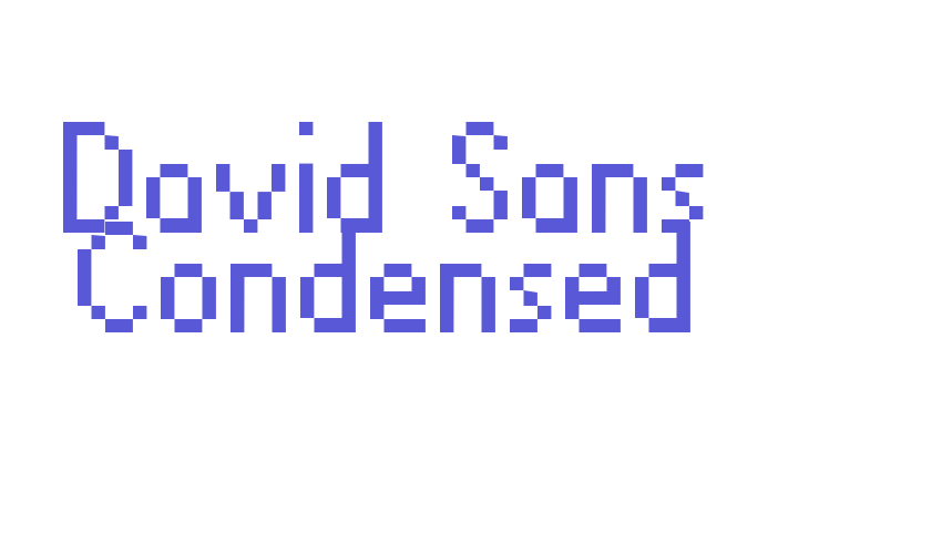 David Sans Condensed Font