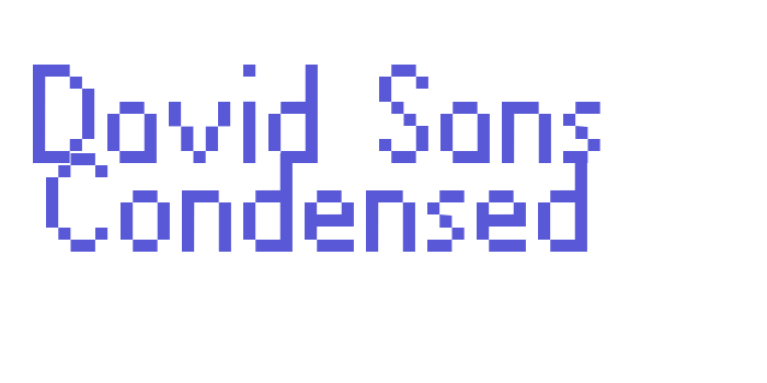 David Sans Condensed Font Download