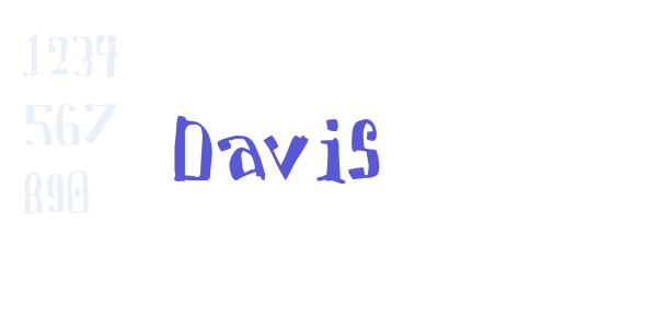 Davis font