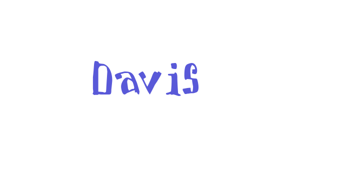 Davis Font Download