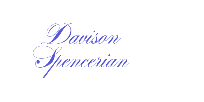 Davison Spencerian Font Download