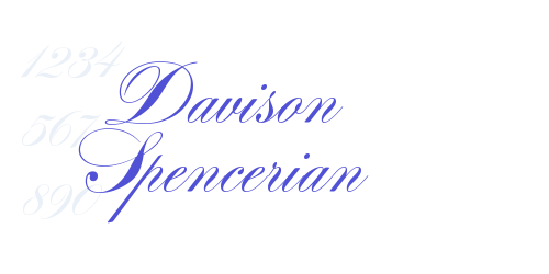 Davison Spencerian-font-download