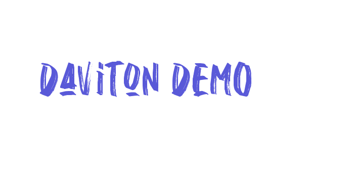 Daviton DEMO Font