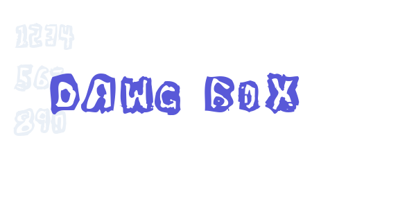 Dawg Box font