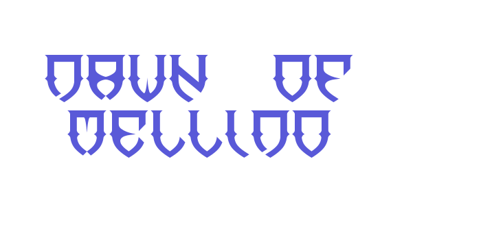 Dawn of Mellido Font Download