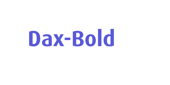 Dax-Bold Font Download