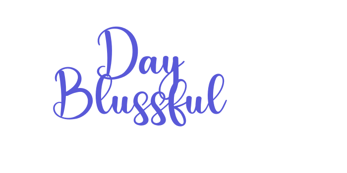 Day Blussful Font Download