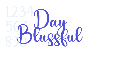 Day Blussful-font-download