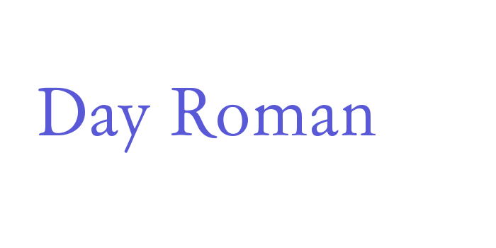 Day Roman Font Download