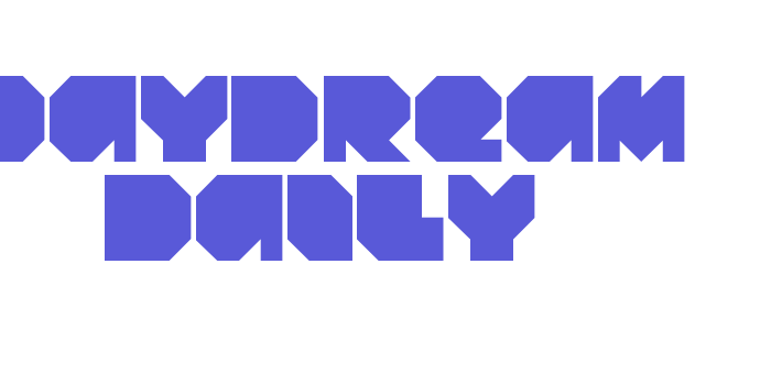 Daydream Daily Font