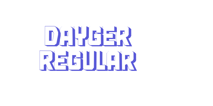 Dayger Regular Font Download