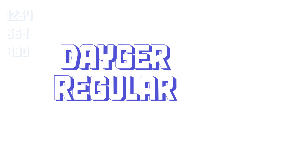 Dayger Regular-font-download