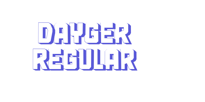 Dayger Regular Font