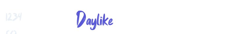 Daylike font