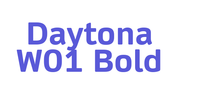 Daytona W01 Bold Font