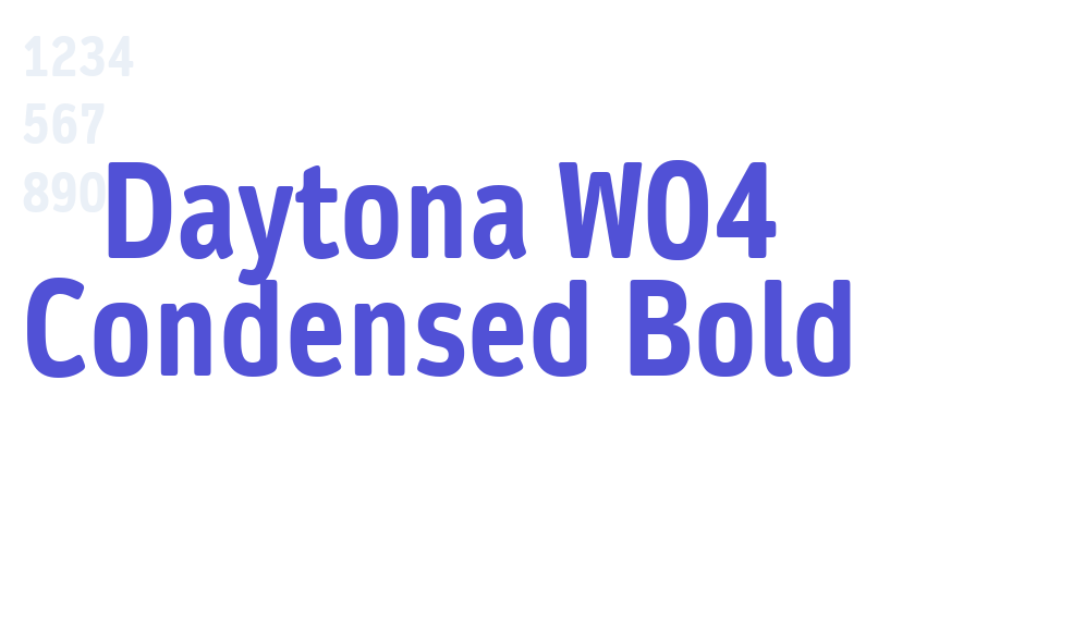 Daytona W04 Condensed Bold-font-download