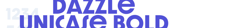 Dazzle Unicase Bold-font