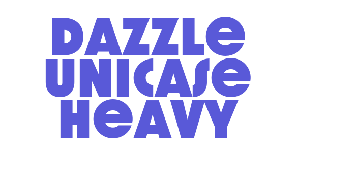 Dazzle Unicase Heavy Font Download