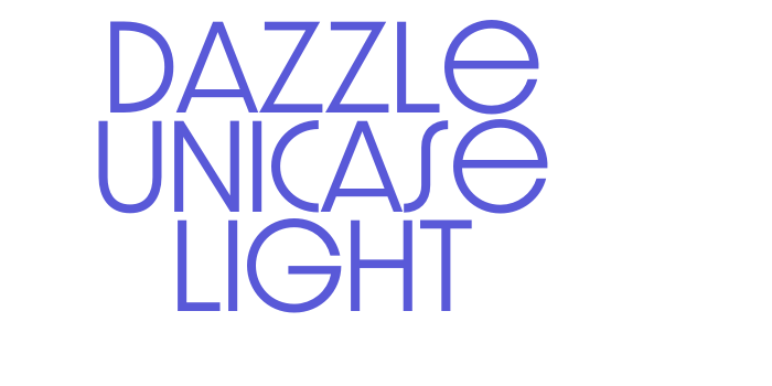 Dazzle Unicase Light Font