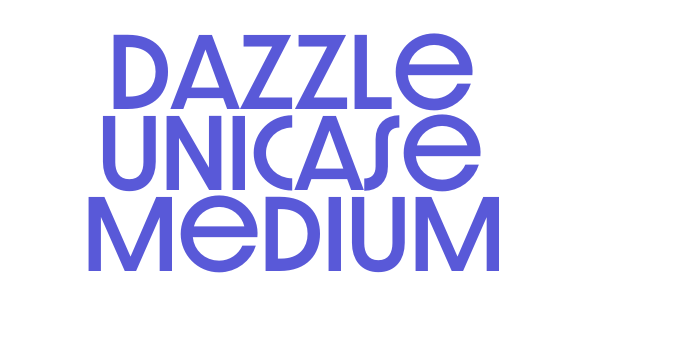 Dazzle Unicase Medium Font Download