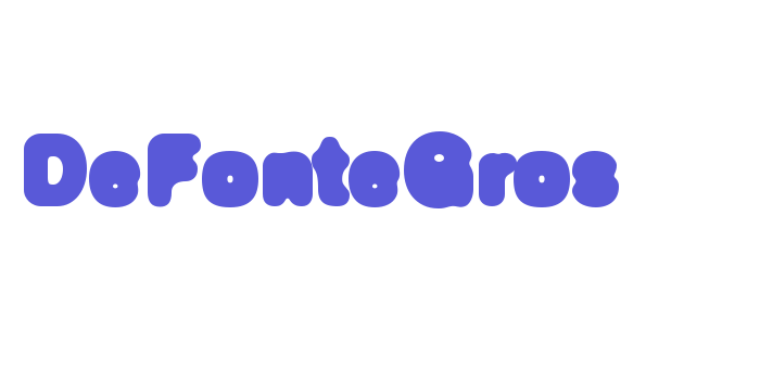 DeFonteGros Font Download