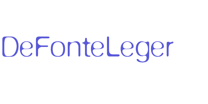 DeFonteLeger Font Download