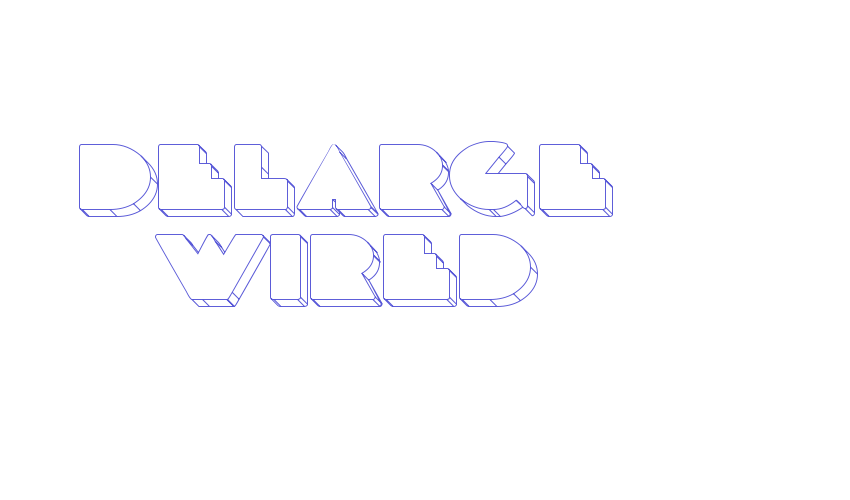 DeLarge Wired Font