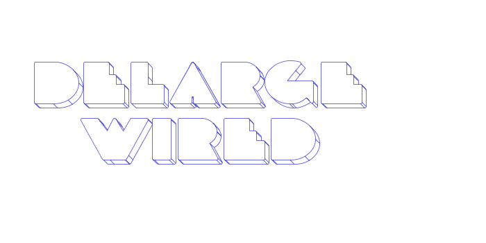 DeLarge Wired Font Download