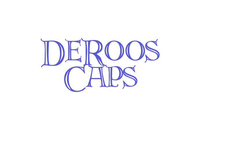 DeRoos Caps Font Download