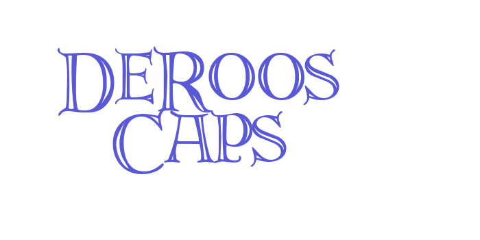 DeRoos Caps Font