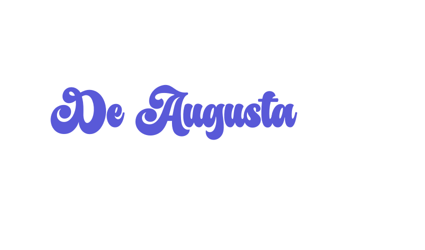 De Augusta Font