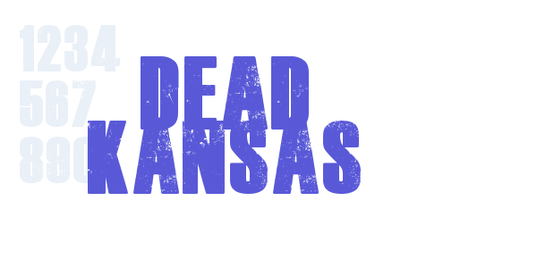 Dead Kansas font free