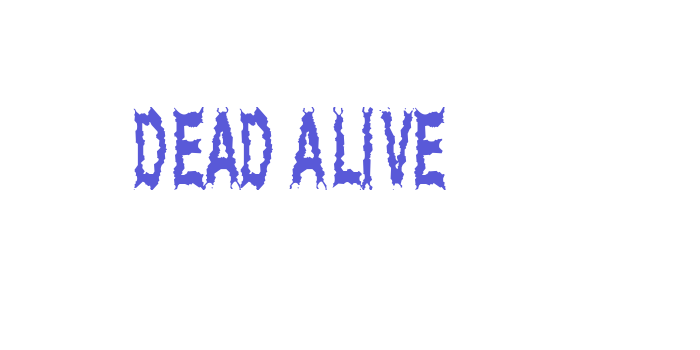 Dead Alive Font Download