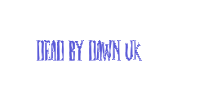 Dead By Dawn UK Font Download