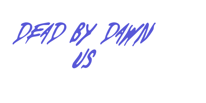 Dead By Dawn US Font Download