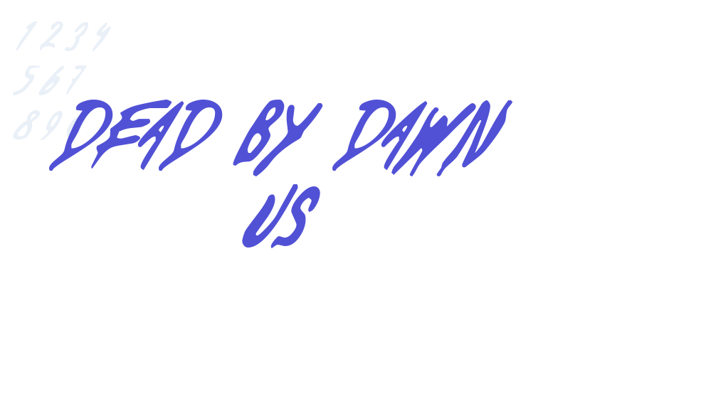 Dead By Dawn US-font-download