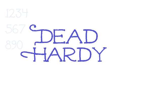 Dead Hardy Font Download