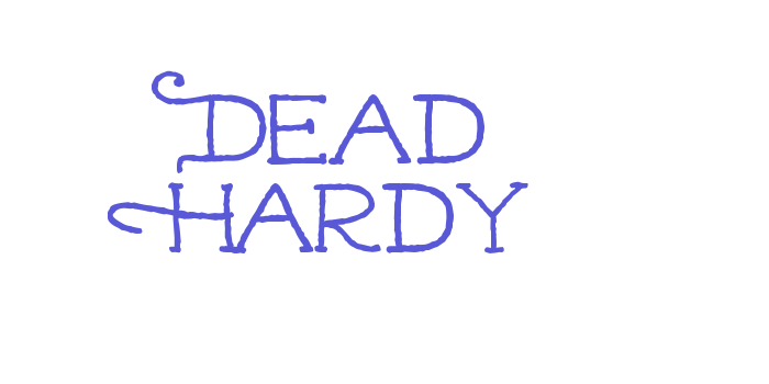 Dead Hardy Font Download