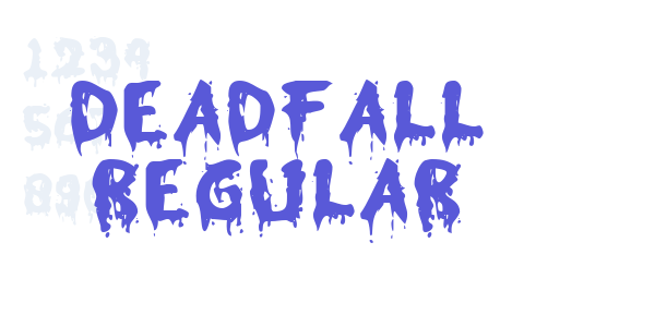 Deadfall Regular font free