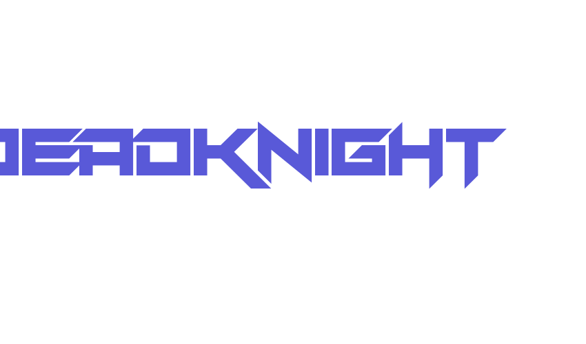 Deadknight Font Download