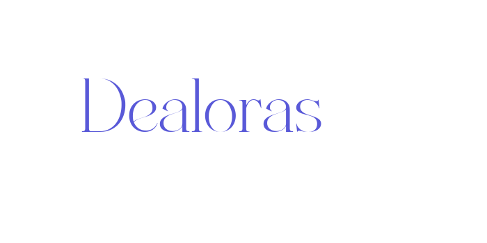 Download Dealoras Font