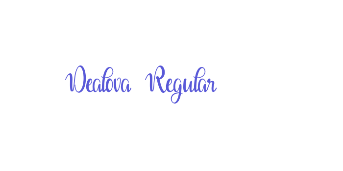 Dealova  Regular Font Download