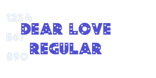 Dear Love Regular-font-download