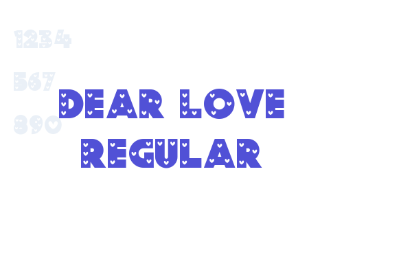 Dear Love Regular